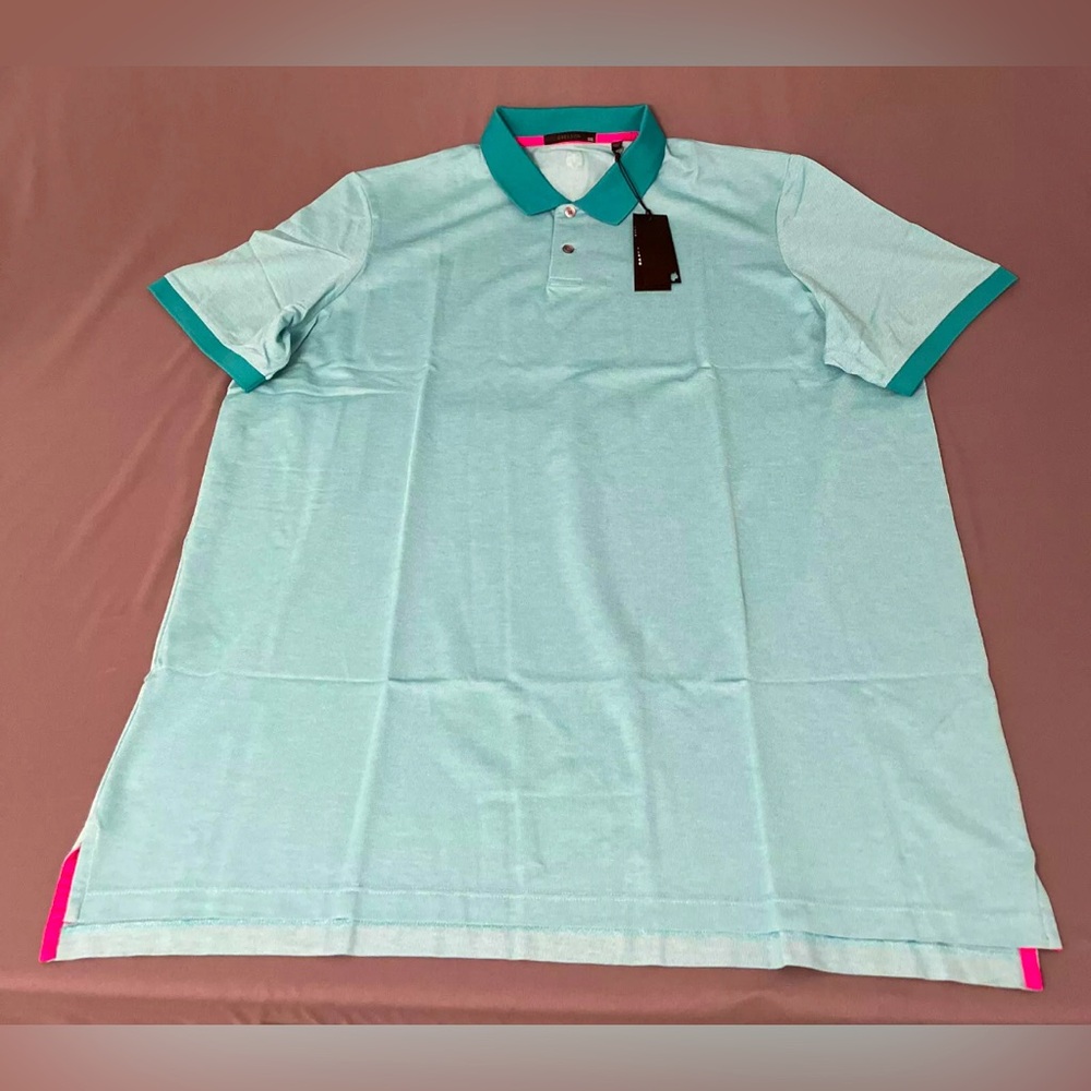 Greyson Golf Shirt Polo Cherokee XL Laurel Green Polyester Blend